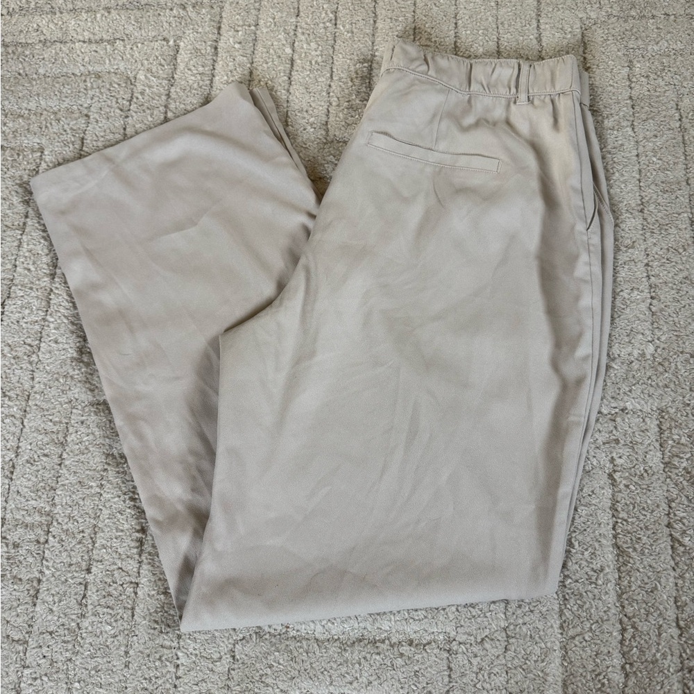 Abercrombie & Fitch Women's Stretch Trousers in Light Beige